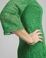 Lace Fit & Flare Dress