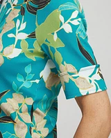 Tropical Bateau Neck Tee