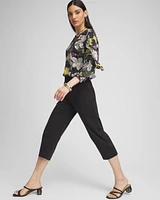 Cotton Sateen Capris