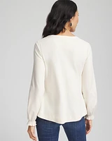 Embellished Long-sleeve Top