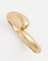 Gold Tone Hinge Bracelet