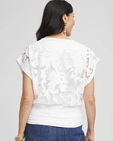 Burnout Banded-Hem Top