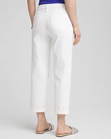 No Stain Boyfriend Cropped Jeans