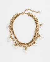 Modern Pearl Clusters Choker Necklace