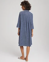 Hemp-Denim Short Dress