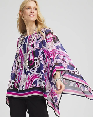Travelers™ Paisley Chiffon Layered Top