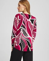 Leaf V-Neck Pullover Sweater