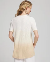 Ombré Short Sleeve Forward-Seam Tee