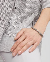 Silvertone Stretch Bracelet