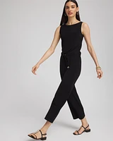 Petite Travelers Tie Waist Jumpsuit