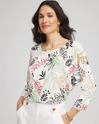 Touch of Cool™ Tapered Banded-Hem Top