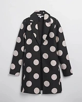 Polka Dot Jacquard Topper