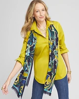 Swirl Print Scarf