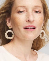 No Droop® Beaded Hoop Earrings