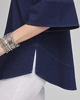 Off-the-Shoulder Denim Top