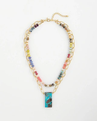 Convertible Multi-Stone Necklace