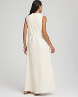 Sleeveless Tweed Maxi Dress