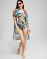 Gottex Print Square Neck One Piece Swimsuit
