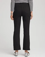 Cropped Girlfriend Kick-Flare Jeans