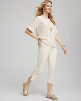 19" Pull-on Capri Jeans