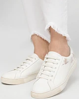 No Stain Fray Hem Ankle Jeggings
