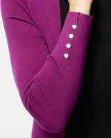 ECOVERO Warm Colorblock Turtleneck Sweater