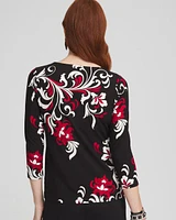 Touch of Cool™ Swirl Square Neck Tee