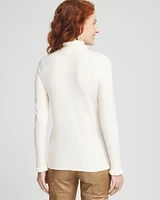 Ruffle Turtleneck Sweater