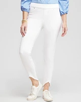 No Stain Fray Hem Ankle Jeggings