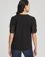 Handmade Applique V-Day Tee
