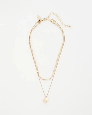 Goldtone Convertible Pendant Necklace