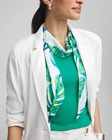 Island Motif Skinny Scarf