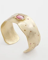 Pink Flexible Cuff Bracelet