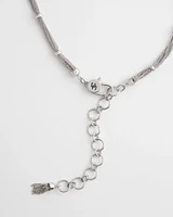 Silver Tone Single Strand Necklace