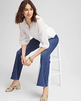 Embroidered Cutout Blouse
