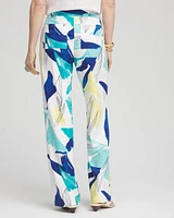 Tropical Linen Stretch Relaxed Pants