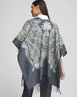 Paisley Leopard Reversible Ruana