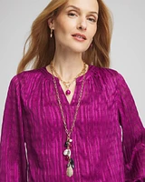 Purple Beaded Convertible Necklace