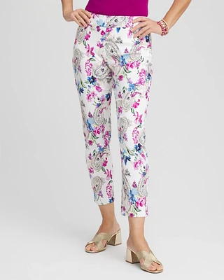 Brigitte™ Paisley Floral Cropped Pants
