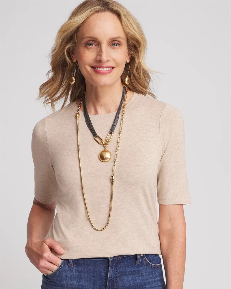 Touch of Cool™ Heather Short Sleeve Layering Tee