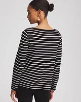 Valentine's Day Striped Pullover