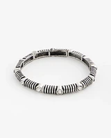 Silvertone Stretch Bracelet