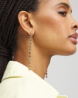 No Droop™ Iridescent Linear Drop Earrings