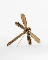 Sparkling Dragonfly Brooch