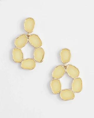 No Droop® Yellow Drop Earrings