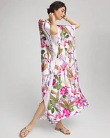 Island Cinch-Waist Kaftan Dress