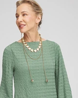 Round Disc Collar Necklace