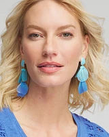 No Droop™ Tonal Mixed Petal Drop Earrings