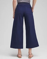 Poplin Culotte Pants