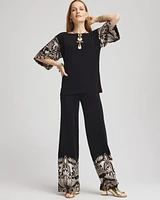 Travelers™ Border Print Kimono Top